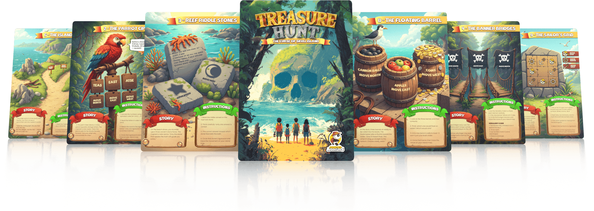Treasure Hunt printable adventure game