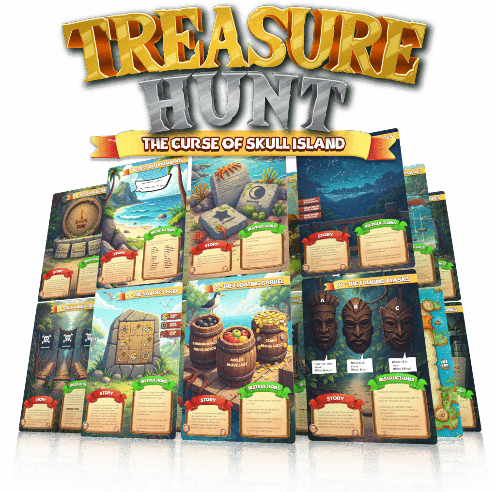 Treasure Hunt printable adventure game