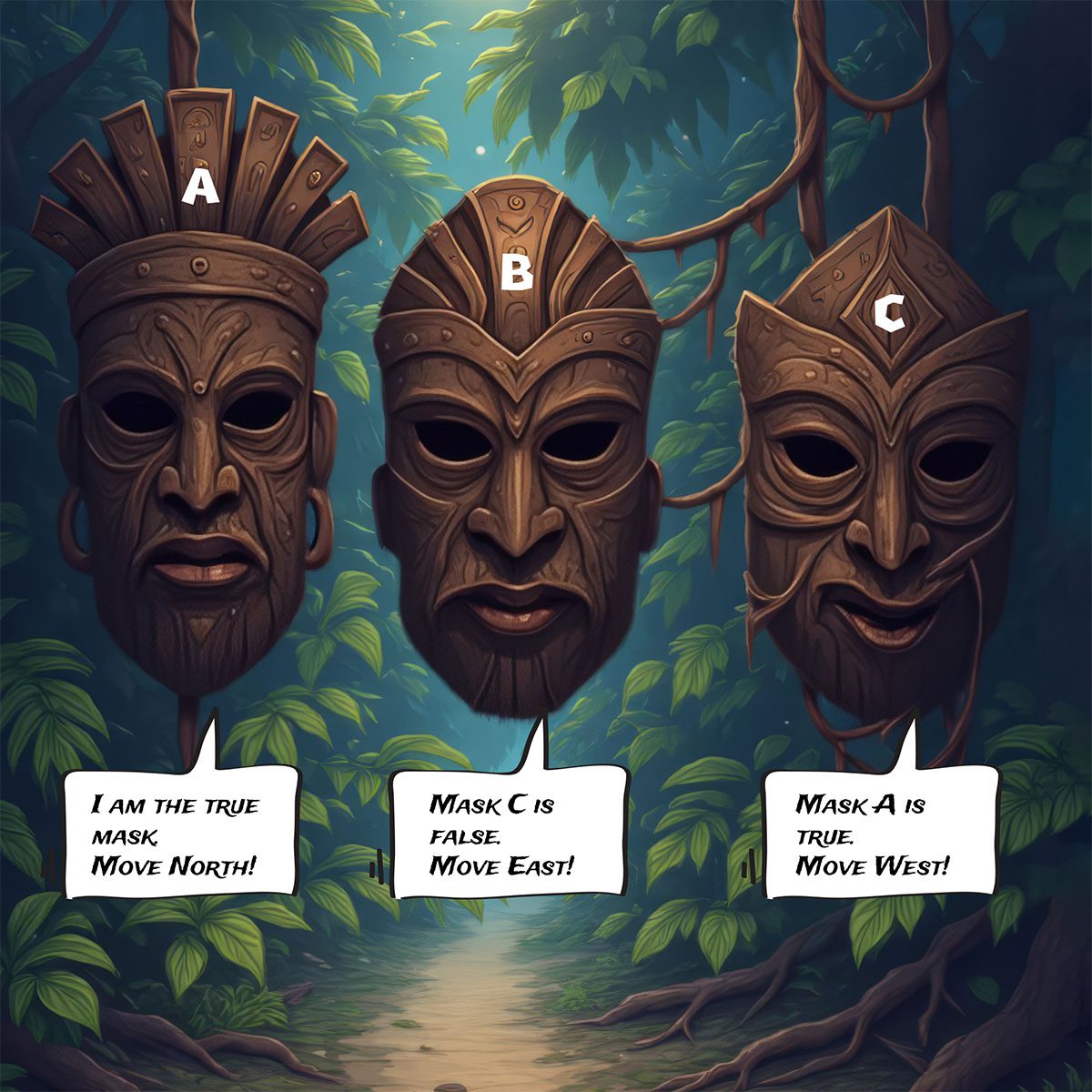 Puzzle preview: The Talking Masks