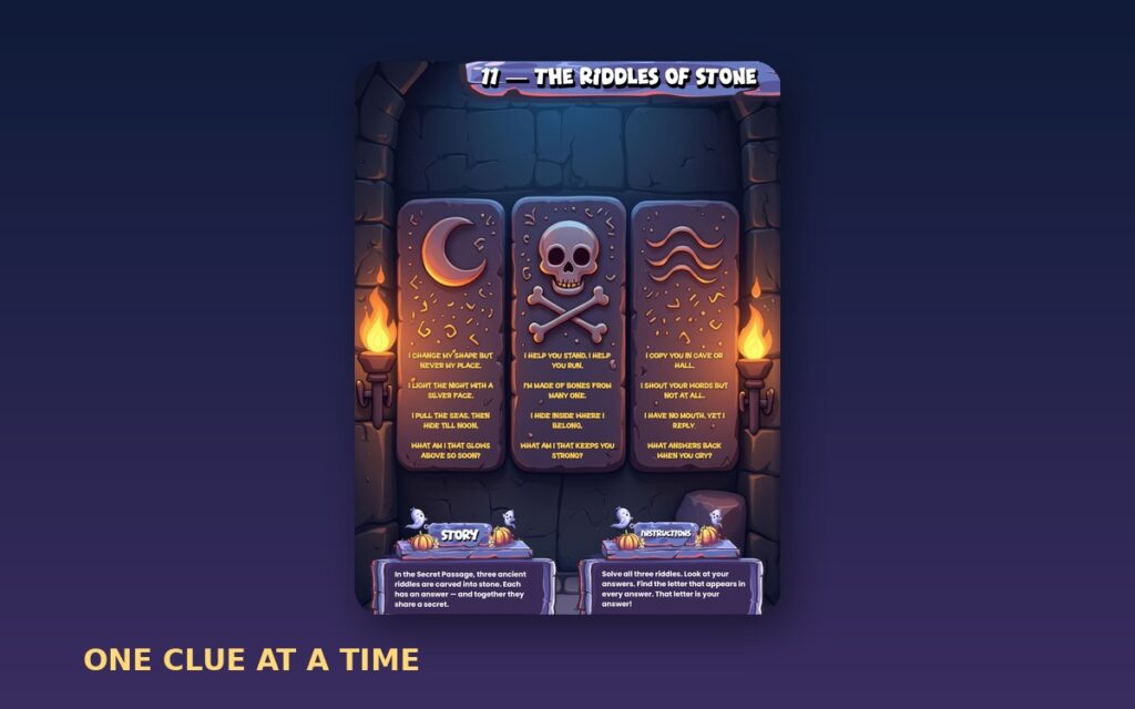 blog_clue_page Original Ghost Hunters riddle puzzle page from The Whispering Manor